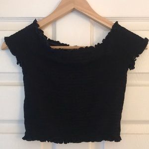 Forever 21. Back off the shoulder crop top